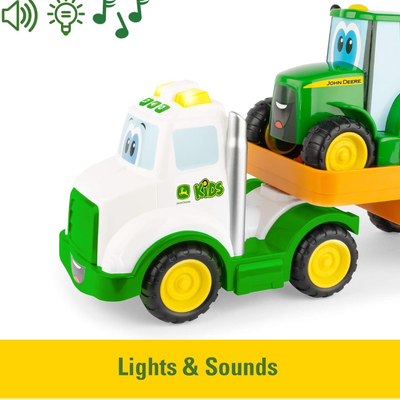 John Deere Farmin' Friends Hauling Tractor Toy Set