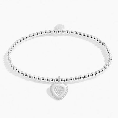 Joma Jewellery A Little Kind Heart Silver Plated Bracelet