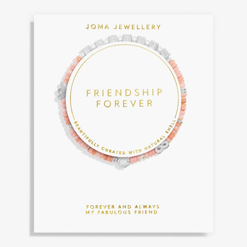 Joma Jewellery Happy Little Moments Friendship Forever Silver Plated Bracelet