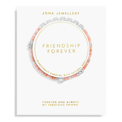 Joma Jewellery Happy Little Moments Friendship Forever Silver Plated Bracelet
