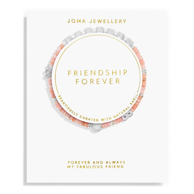 Joma Jewellery Happy Little Moments Friendship Forever Silver Plated Bracelet