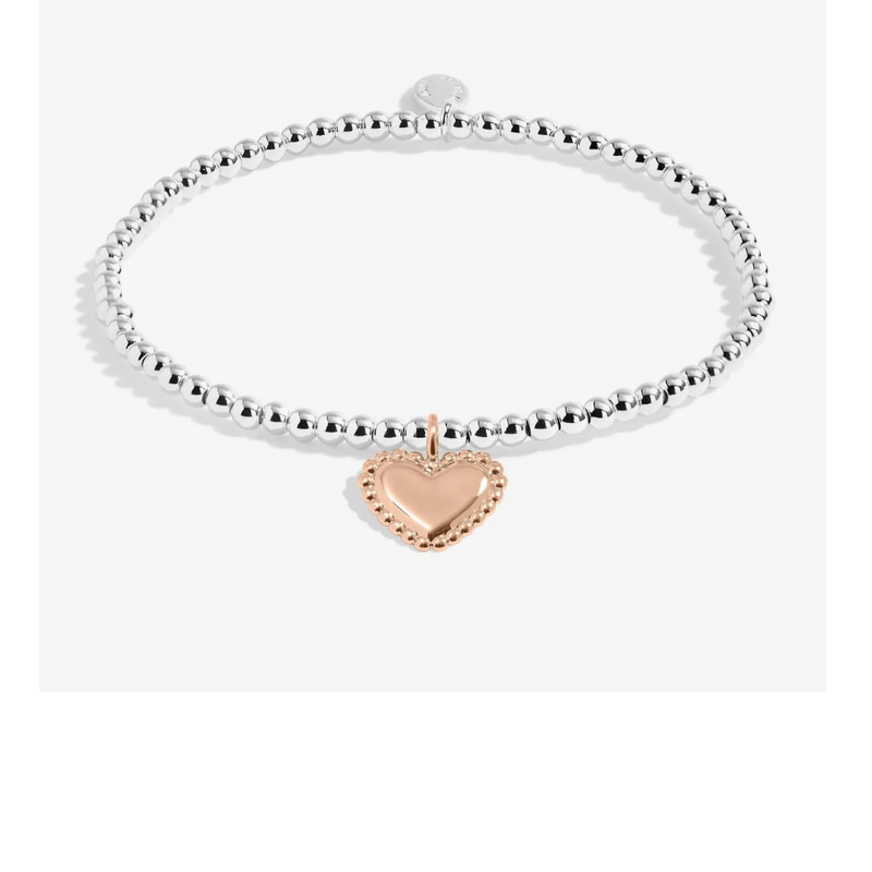 Joma Jewellery Kids A Little Lovely Daughter Silver Rose Gold Plated Bracelet