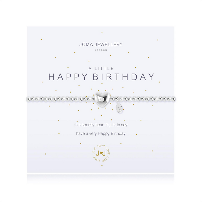 Joma Jewellery A Little Happy Birthday Bracelet mulveys.ie nationwide shipping