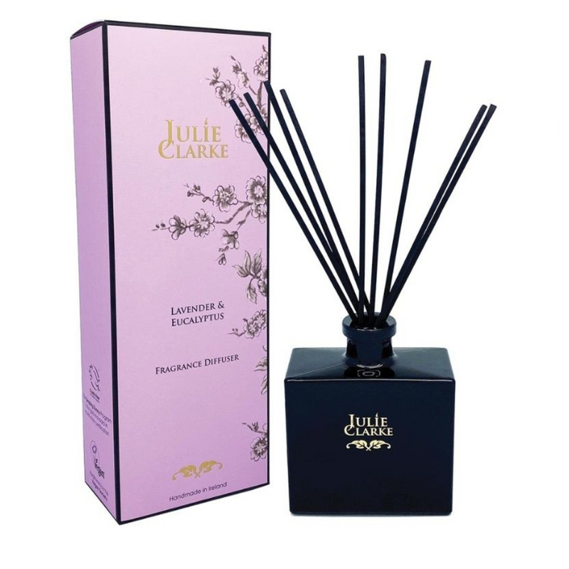 Julie Clarke Lavender & Eucalyptus Fragrance Diffuser 150ml mulveys.ie nationwide shipping