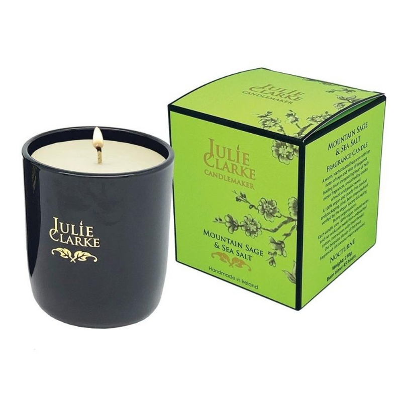 Julie Clarke Mountain Sage & Sea Salt Candle 210g mulveys.ie nationwide shipping