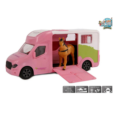 Kids Globe Pink Anemone Horse Truck with Light & Sound mulveys.ie nationwide shipping