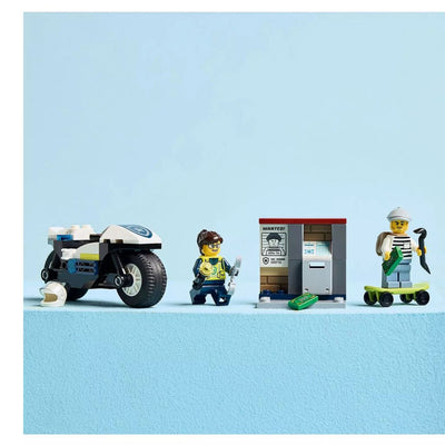 LEGO City Police Motorcycle Chase Toy, Motorbike Set 60455