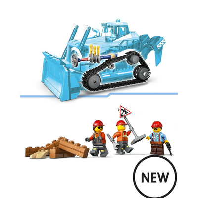 LEGO City Yellow Bulldozer Construction Vehicle Toy 60466