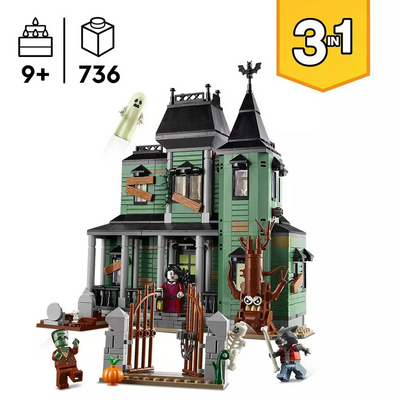 LEGO Creator 3in1 Haunted Mansion Building Toy 31167