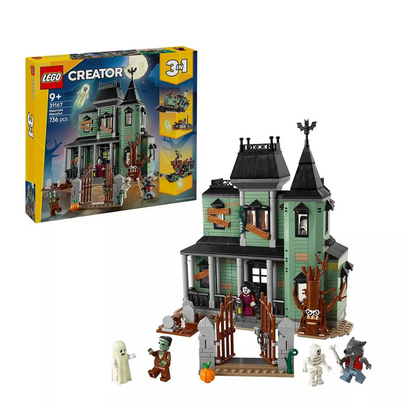 LEGO Creator 3in1 Haunted Mansion Building Toy 31167