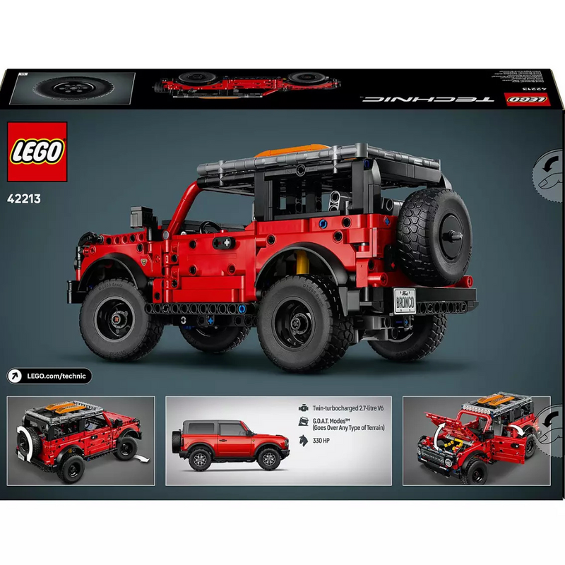 LEGO Technic Ford Bronco SUV Off Road Car Toy 42213