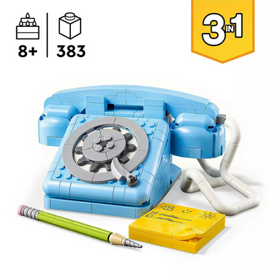 LEGO Creator 3in1 Retro Telephone Building Toy 31174