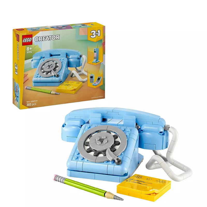LEGO Creator 3in1 Retro Telephone Building Toy 31174