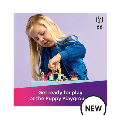LEGO Friends Puppy Playground Building Kit, Dog Toy 42665