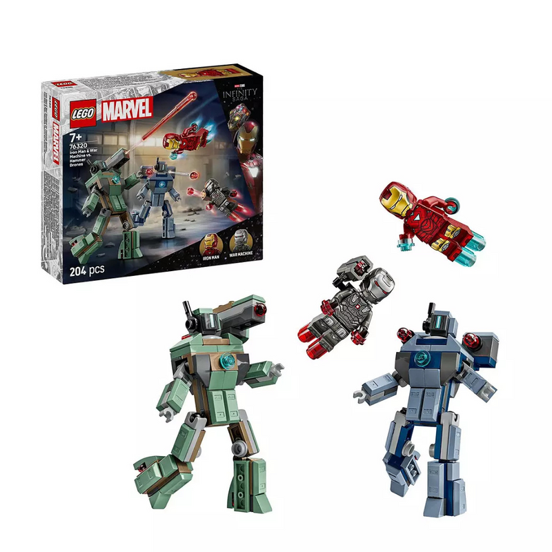 LEGO Marvel Iron Man & War Machine vs. Hammer Drones 76320 mulveys.ie nationwide shipping