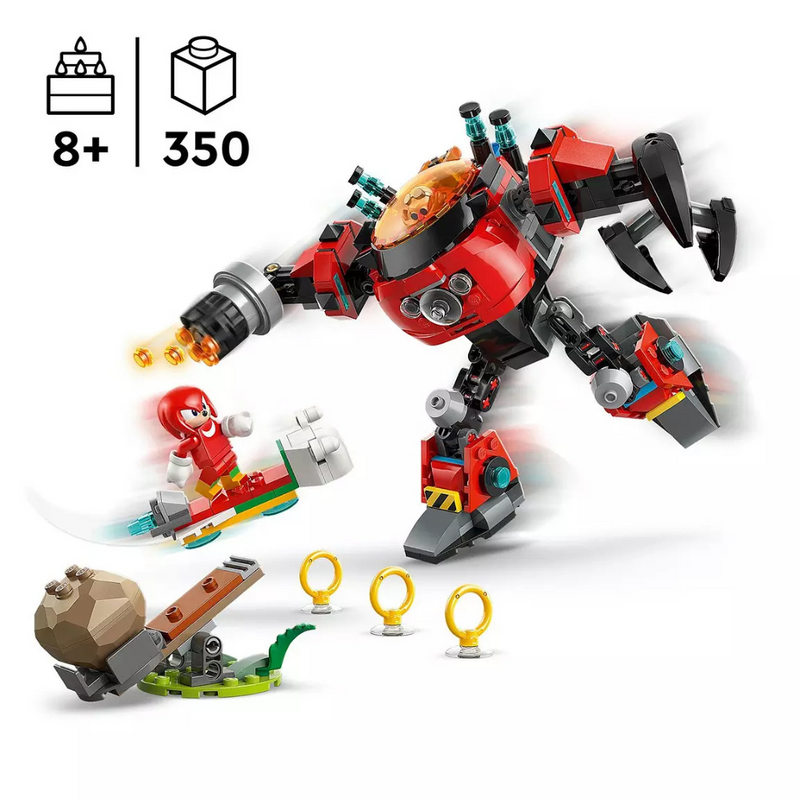 LEGO Sonic Knuckles vs. Dr. Eggman Egg Crusher Mech 77005