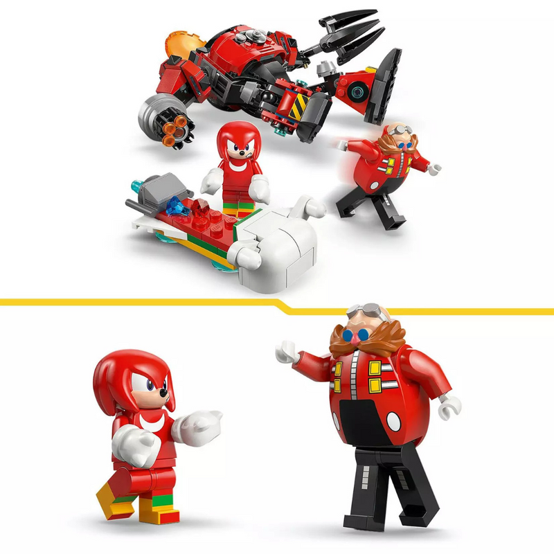 LEGO Sonic Knuckles vs. Dr. Eggman Egg Crusher Mech 77005