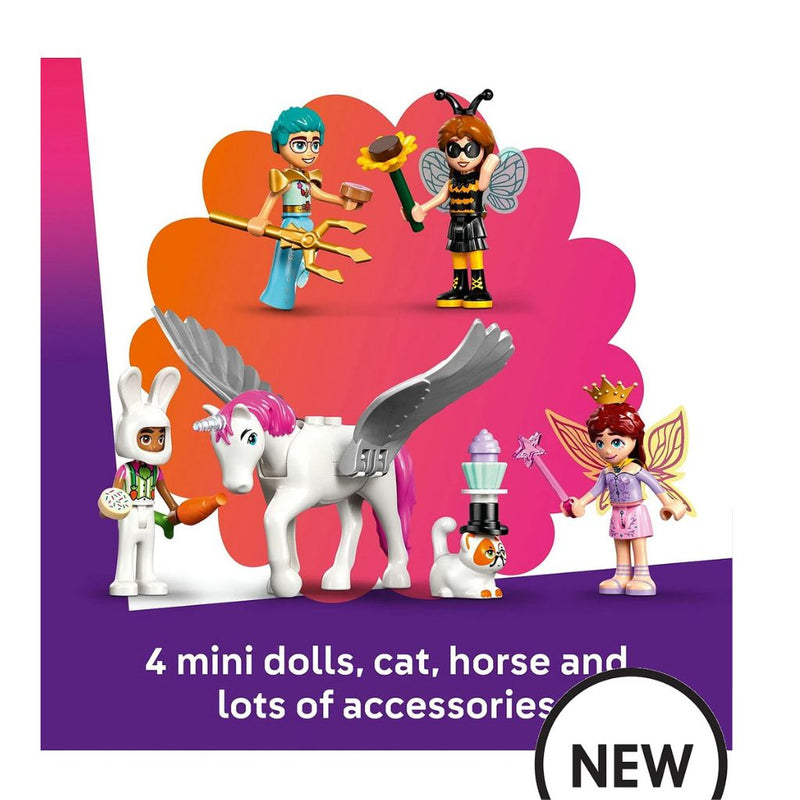 LEGO Friends Costume Party with Unicorn & Fairy Pretend-Play Building Kit 42661