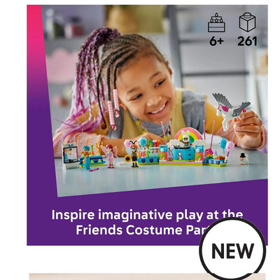LEGO Friends Costume Party with Unicorn & Fairy Pretend-Play Building Kit 42661