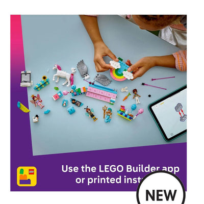 LEGO Friends Costume Party with Unicorn & Fairy Pretend-Play Building Kit 42661