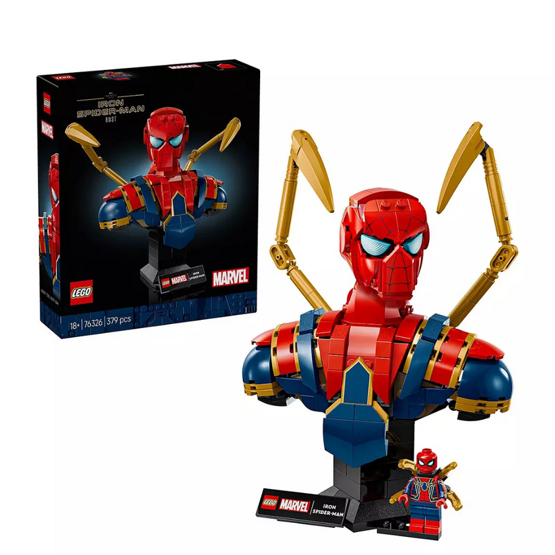 LEGO Super Heroes Spider-Man Bust Collectible Adult Building Set 76326