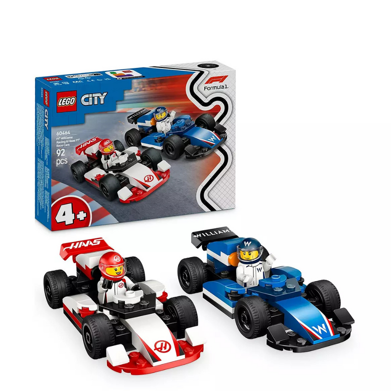 LEGO City F1 Williams Racing & Haas F1 Race Cars 60464 mulveys.ie nationwide shipping