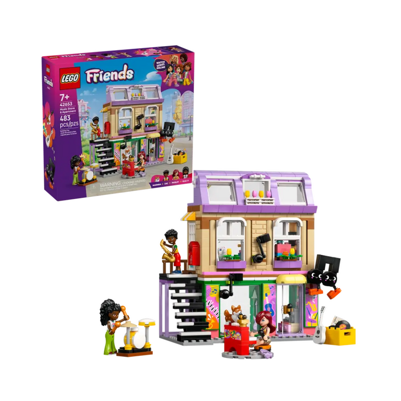 LEGO FRIENDS 42653 MUSIC STORE & APARTMENT. MULVEYS.IE