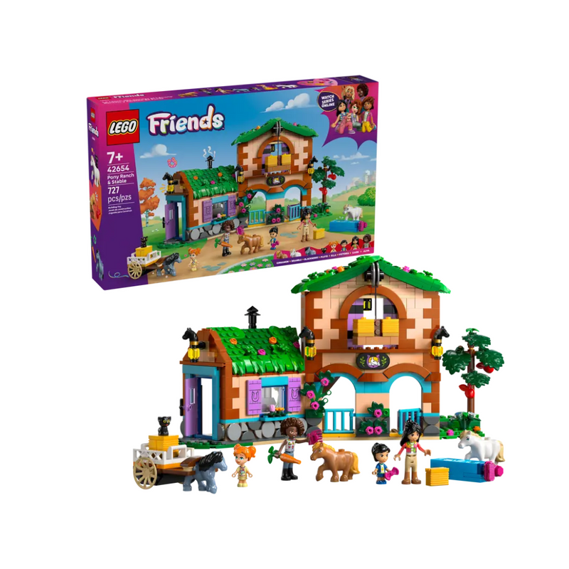 LEGO FRIENDS 42654 PONY RANCH & STABLE. MULVEYS.IE