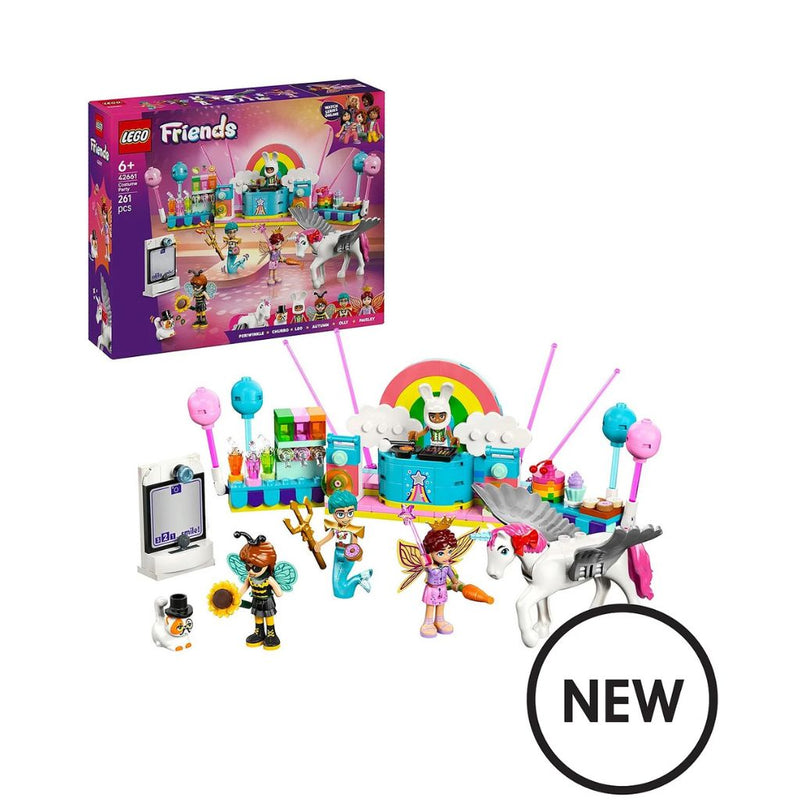 LEGO Friends Costume Party with Unicorn & Fairy Pretend-Play Building Kit 42661 mulveys.ie nationwide shipping