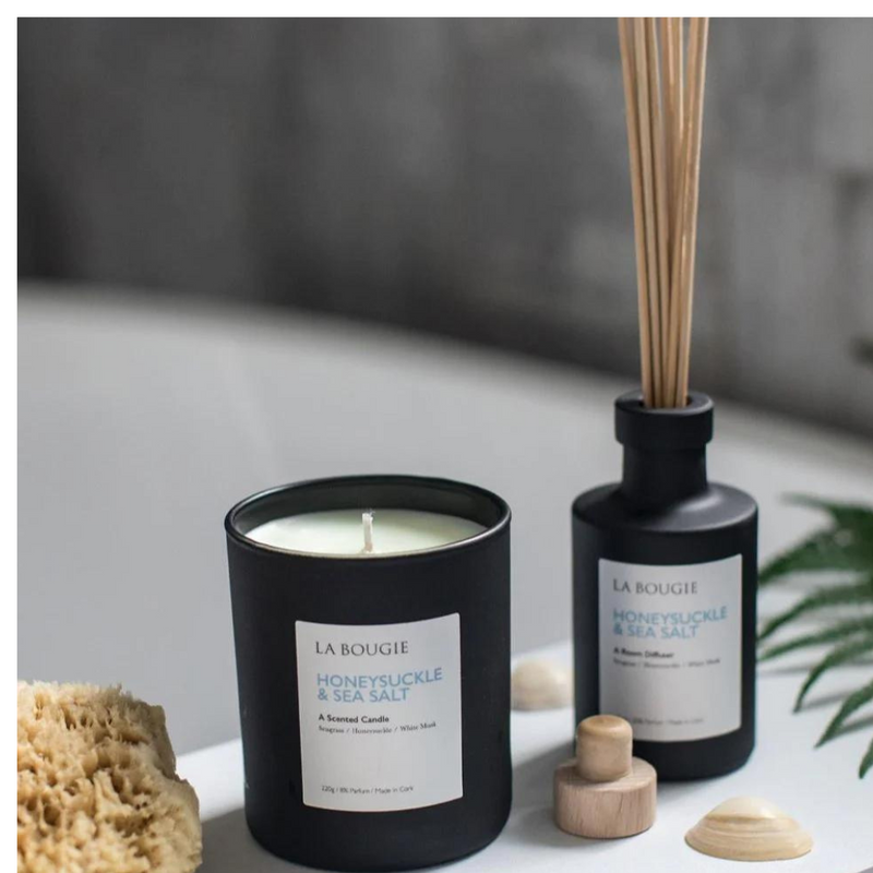 LA BOUGIE HONEYSUCKLE & SEA SALT DIFFUSER mulveys.ie nationwide shipping