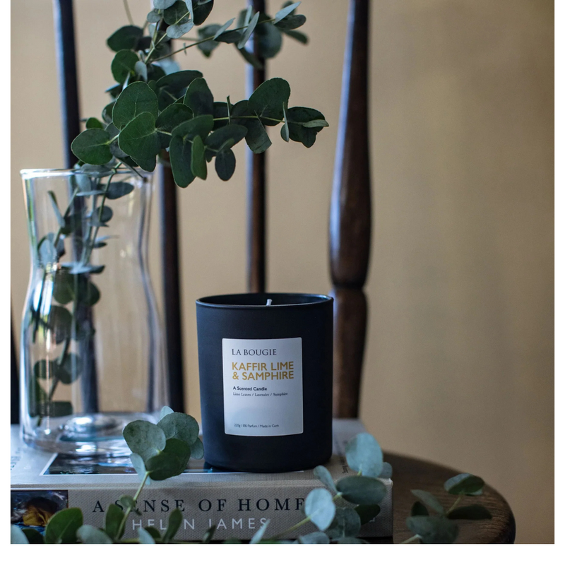 La Bougie Kaffir Lime & Samphire Candle mulveys.ie nationwide shipping