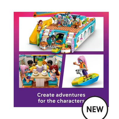 LEGO Friends Travel Boat Adventure Building Kit Role-Play Toy 42664
