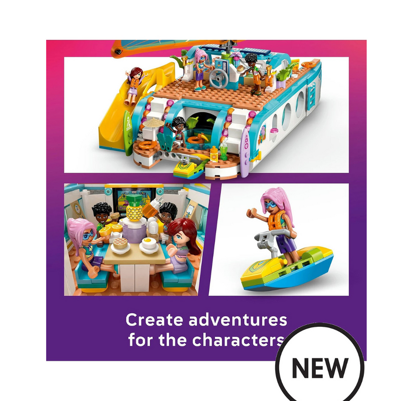 LEGO Friends Travel Boat Adventure Building Kit Role-Play Toy 42664