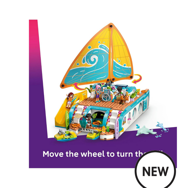 LEGO Friends Travel Boat Adventure Building Kit Role-Play Toy 42664