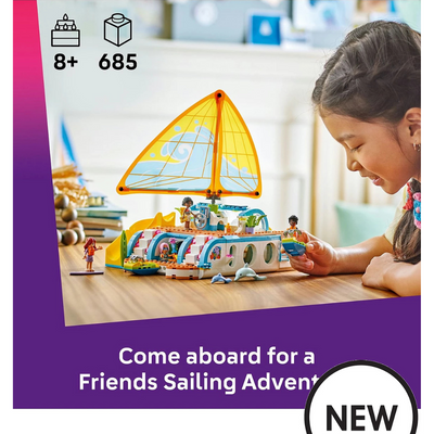LEGO Friends Travel Boat Adventure Building Kit Role-Play Toy 42664