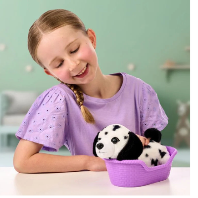 Little Live Pets: My Really Real Puppy Mini S2, 20+ sounds, Basket, 3 Characters,