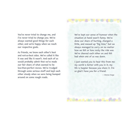 Lucky To Have You For A Friend..Sentimental Verses Keepsake Greeting Card
