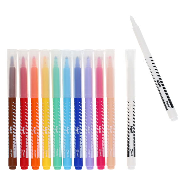 MAPED erasable markers 12PK