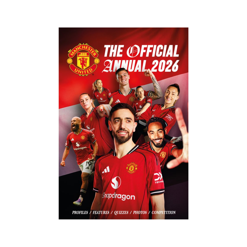 Manchester United official annual 2026 . Mulveys.ie