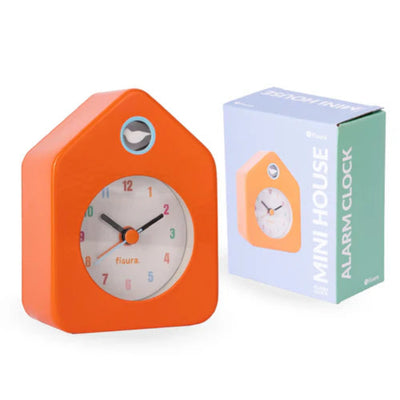 MINI CUCKOO CLOCK ORANGE. MULVEYS.IE