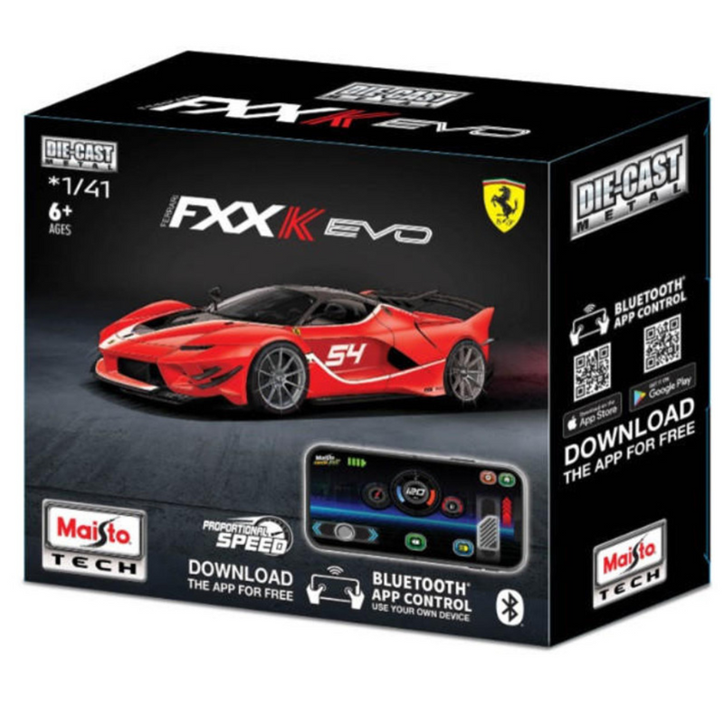 Maisto Bluetooth Diecast Ferrari FXX-K Evo Radio Controlled Car mulveys.ie nationwide shipping