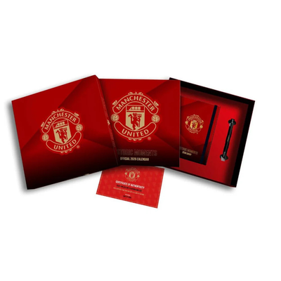 Manchester United FC Calendar & Diary Musical Gift Box 2026