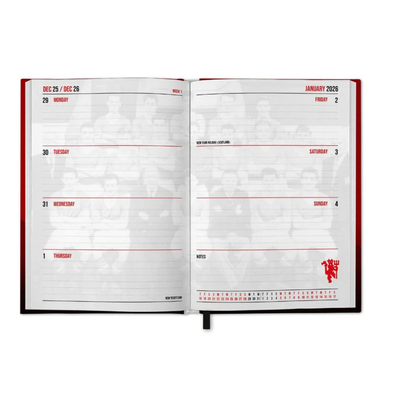 Manchester United FC Calendar & Diary Musical Gift Box 2026