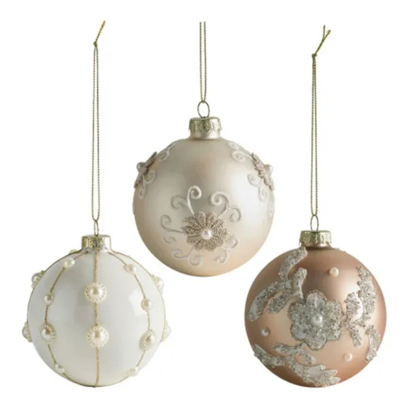 MathildeM_Setof3_Fantasy_glassChristmasbaubles mulveys.ie nationwide shipping