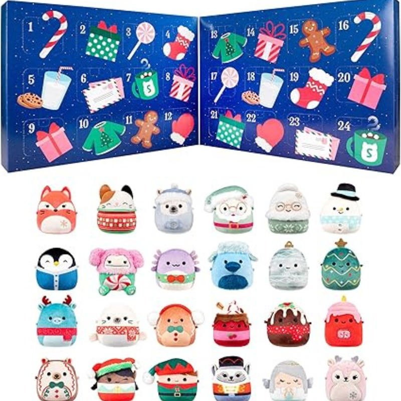 Micromallows Squishmallows Original 24-Day Holiday Plush Advent Calendar