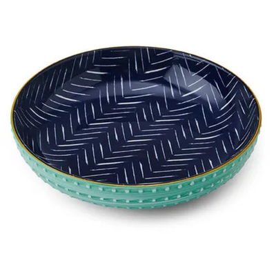 Mikasa Indigo Chevron 21cm Coupe Bowl