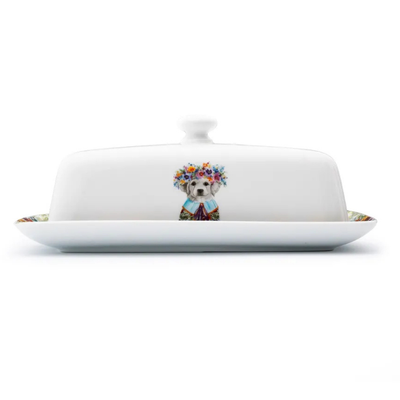 Mikasa Tipperleyhill Porcelain Butter Dish, Gift Boxed