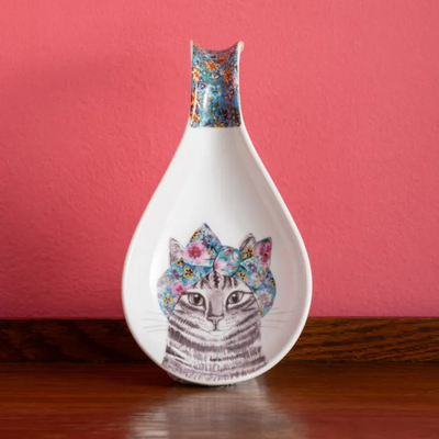 Mikasa Tipperleyhill Porcelain Spoon Rest, 21x11cm, Labelled