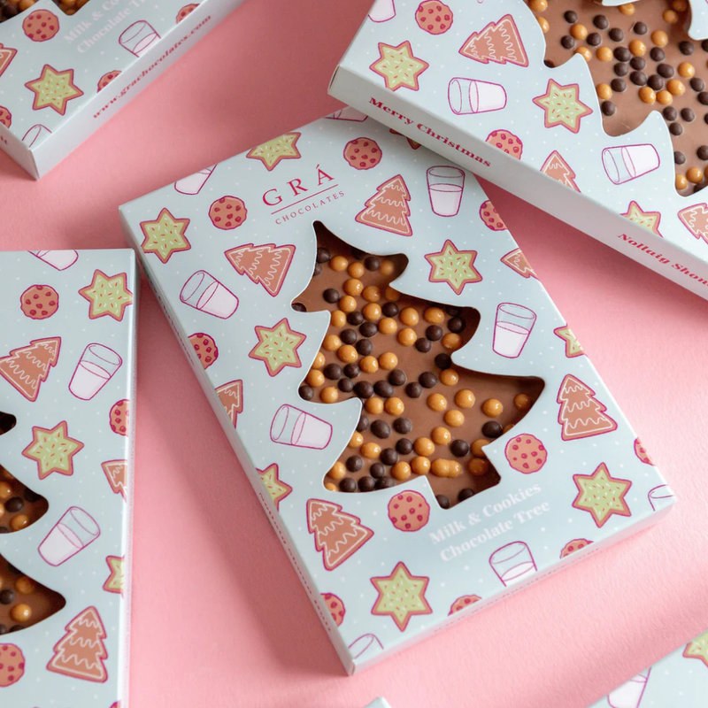 Gra Chocolates Milk and Cookies Chocolate Tree