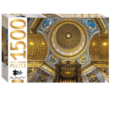 Mindbogglers Gold 1500-Piece Jigsaw: St. Peter’s Basilica